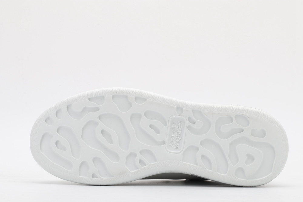 AMQ oversized sneakers with siL*Ver heel