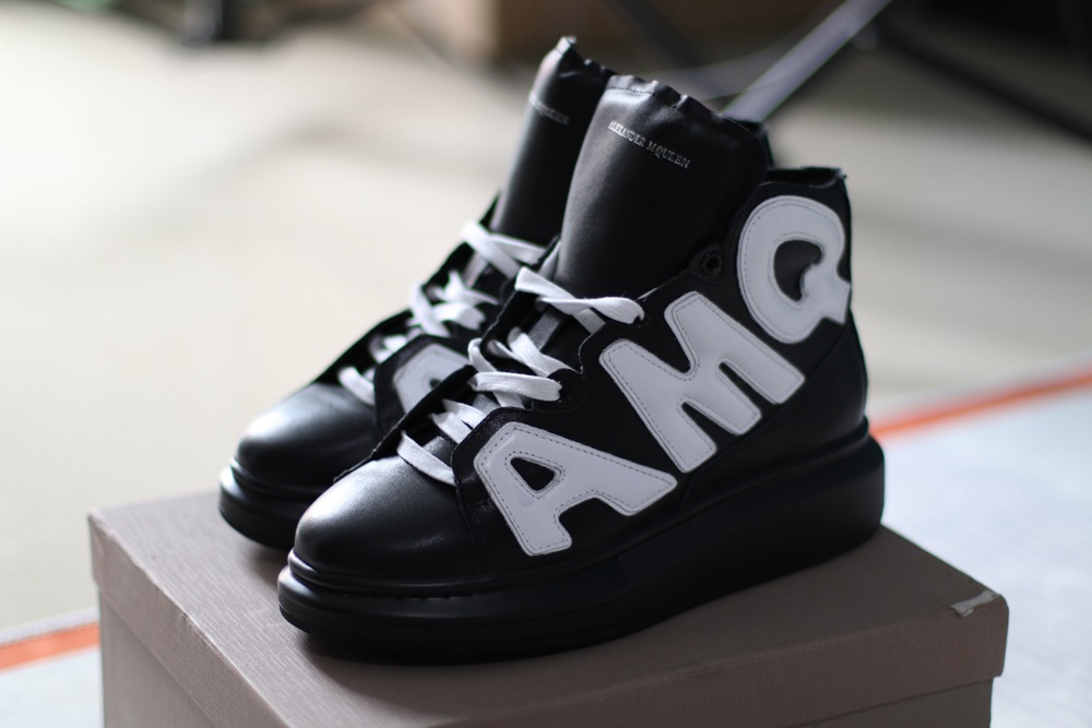 AMQ oversized sneakers black