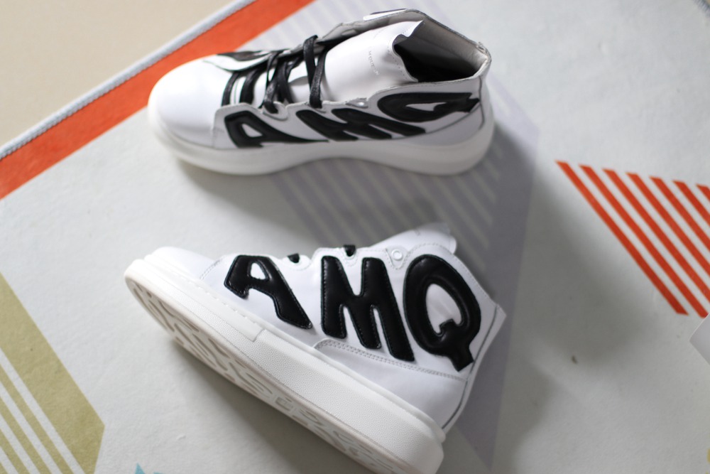 AMQ oversized sneakers white