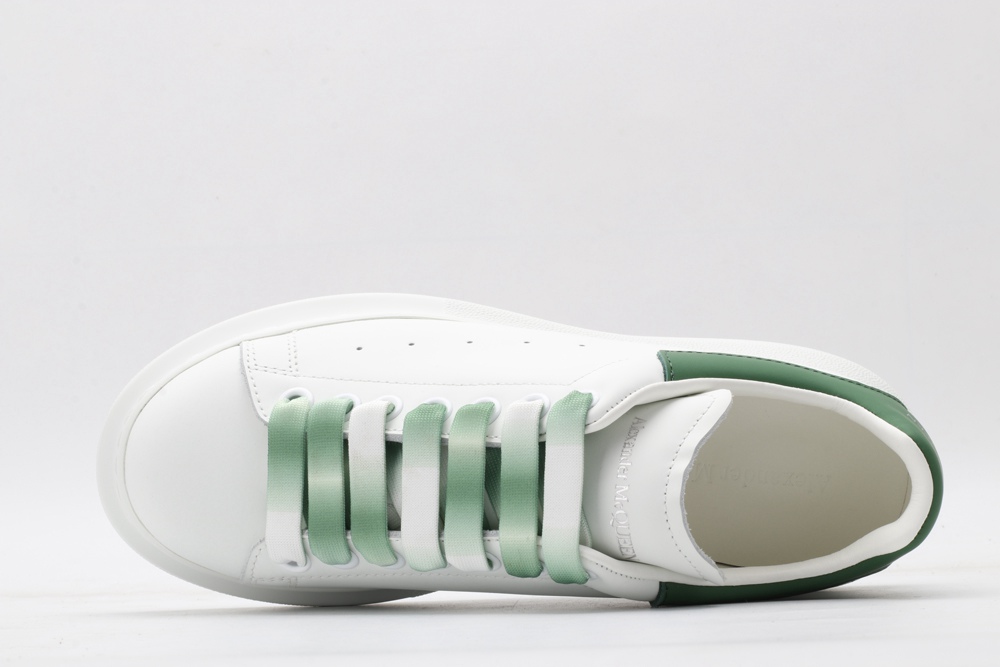 AMQ oversized sneakers with green heel