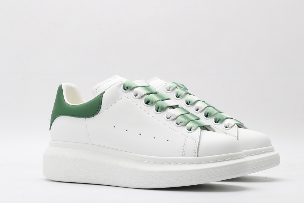 AMQ oversized sneakers with green heel
