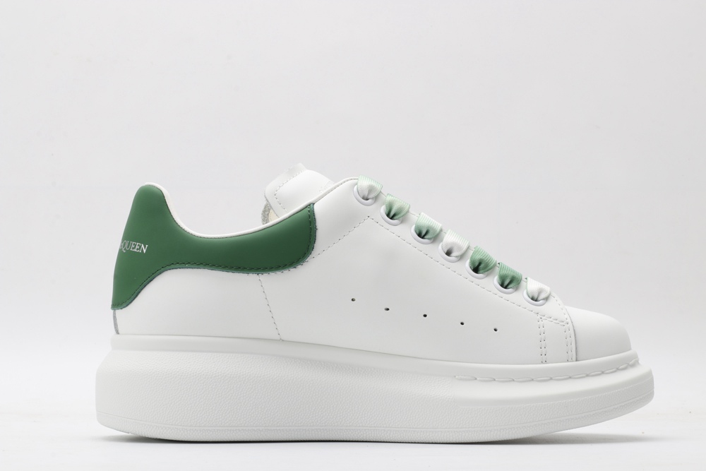 AMQ oversized sneakers with green heel