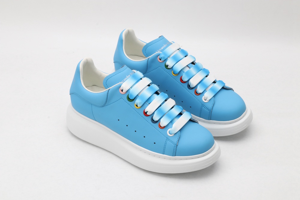 AMQ blue oversized sneakers