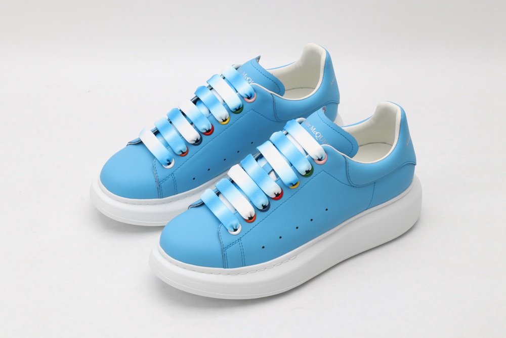 AMQ blue oversized sneakers