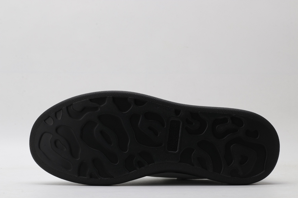 AMQ White & Black Oversized Sneakers