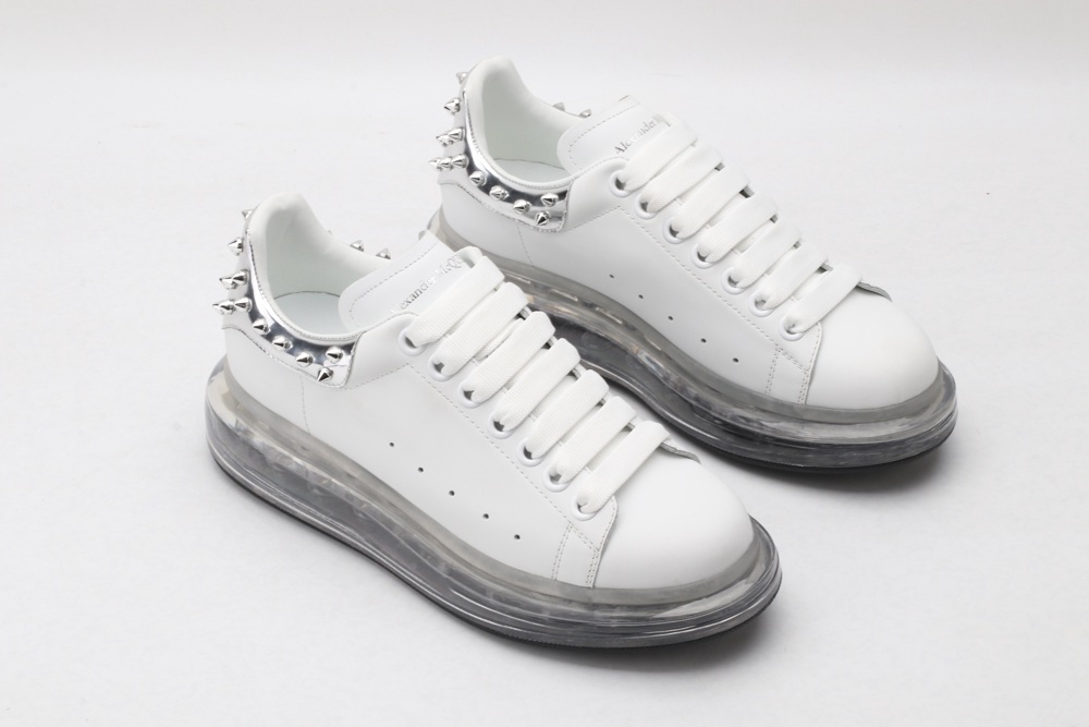 AMQ oversized sneakers with SiL*Ver rivet heel