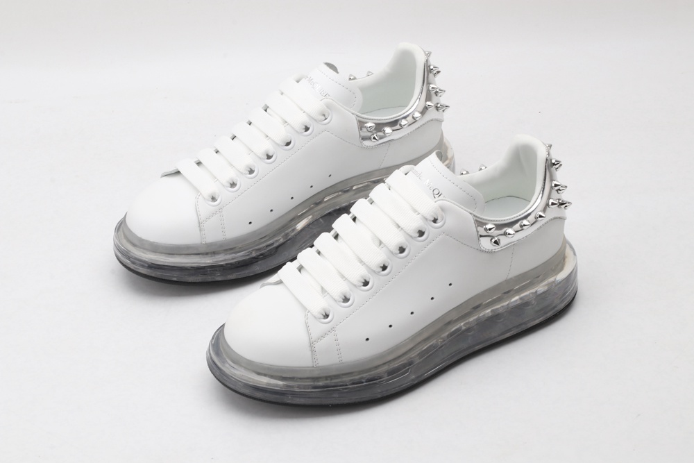 AMQ oversized sneakers with SiL*Ver rivet heel