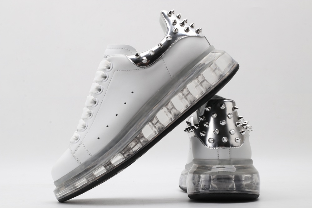 AMQ oversized sneakers with SiL*Ver rivet heel