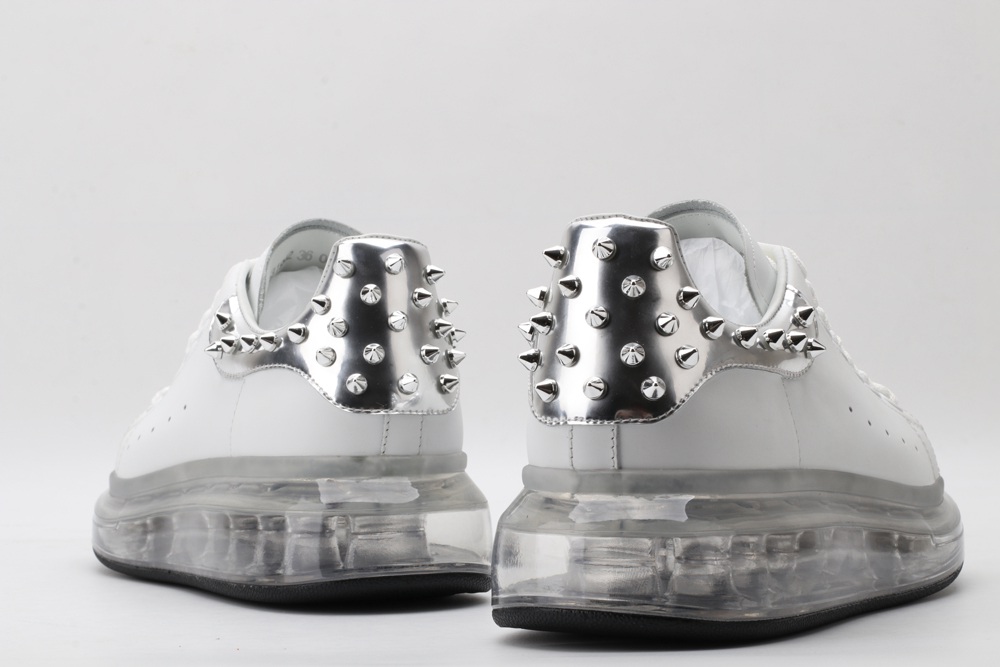 AMQ oversized sneakers with SiL*Ver rivet heel