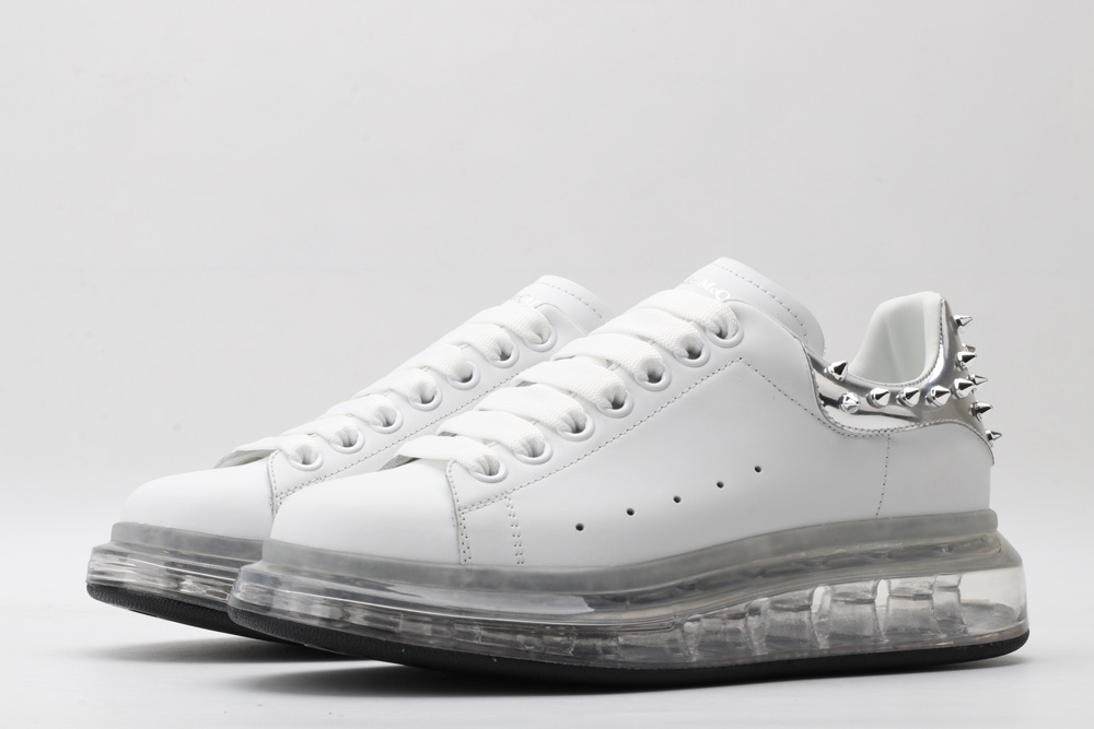 AMQ oversized sneakers with SiL*Ver rivet heel