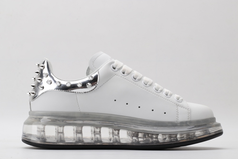 AMQ oversized sneakers with SiL*Ver rivet heel