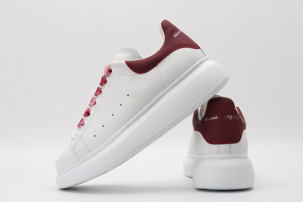 AMQ oversized sneakers with red heel
