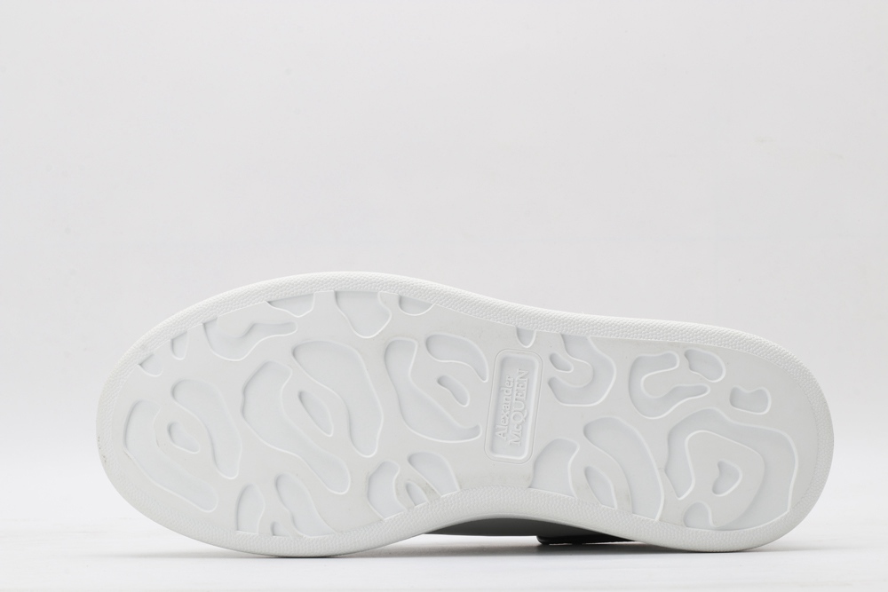 AMQ 40MM LEATHER & PONYSKIN SNEAKERS