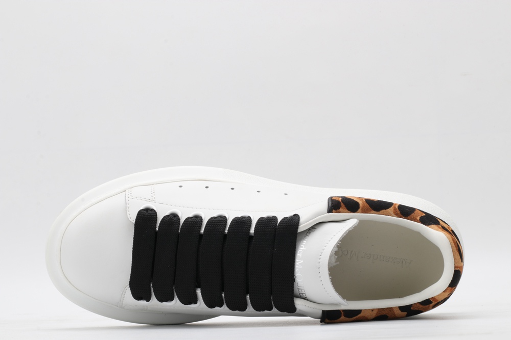 AMQ 40MM LEATHER & PONYSKIN SNEAKERS