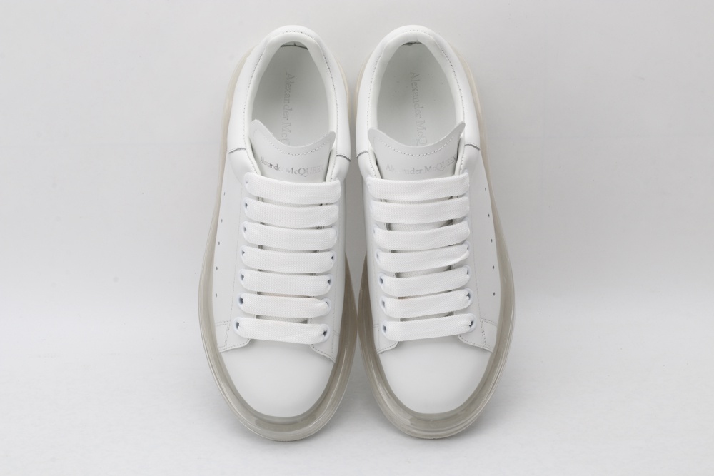AMQ white oversized sneakers