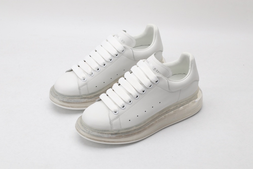 AMQ white oversized sneakers