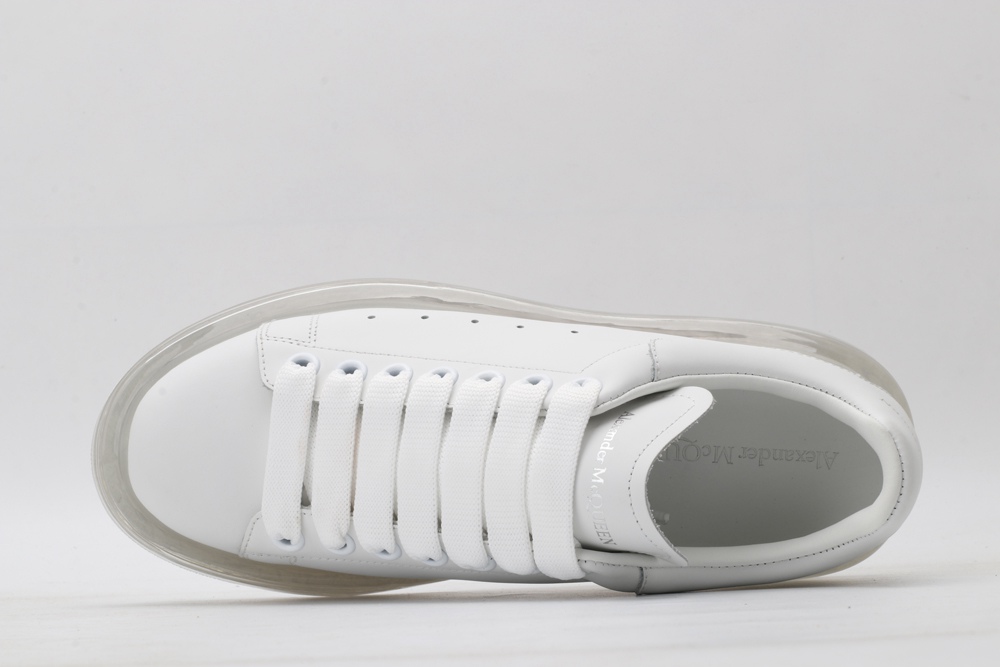 AMQ white oversized sneakers