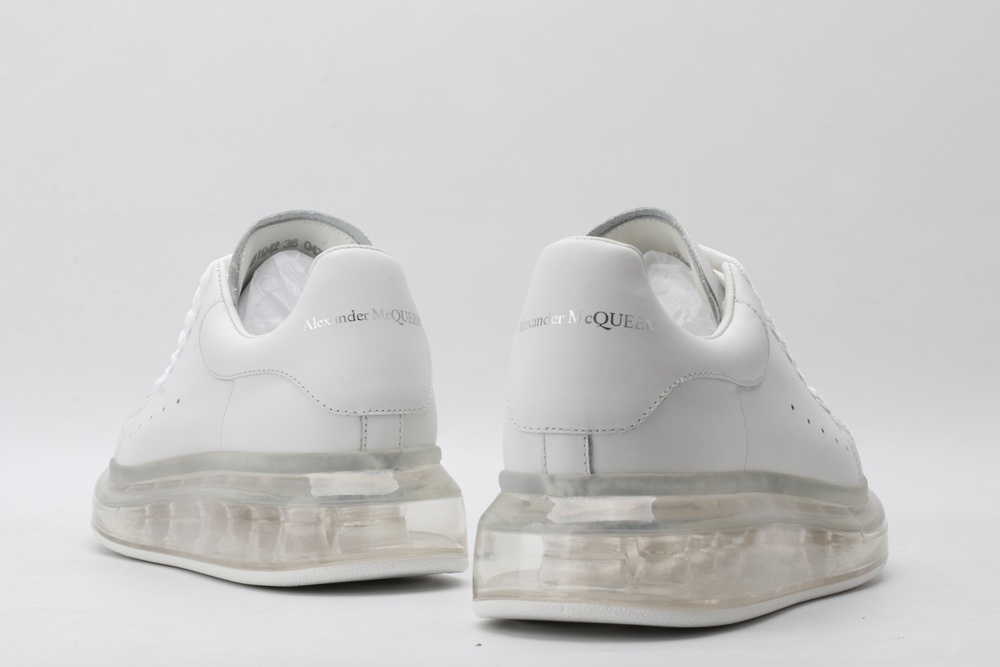 AMQ white oversized sneakers