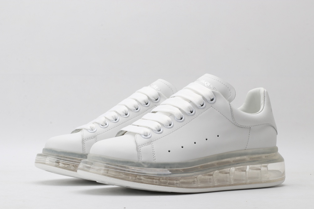 AMQ white oversized sneakers