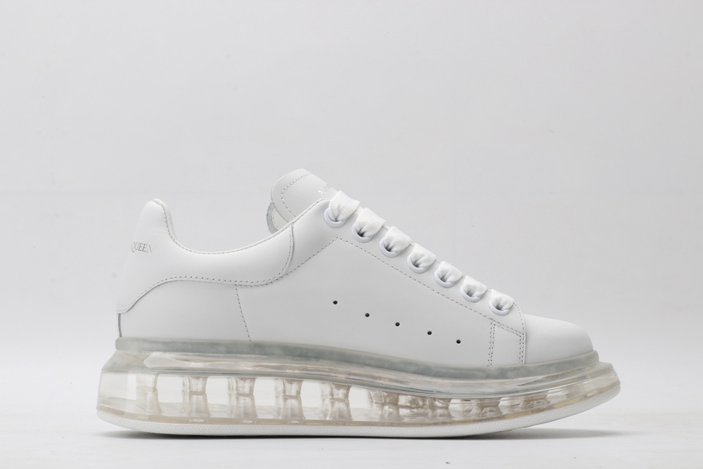 AMQ white oversized sneakers