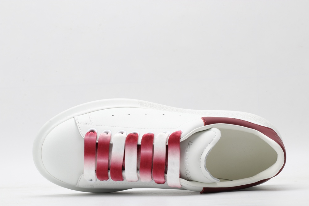 AMQ oversized sneakers with red heel